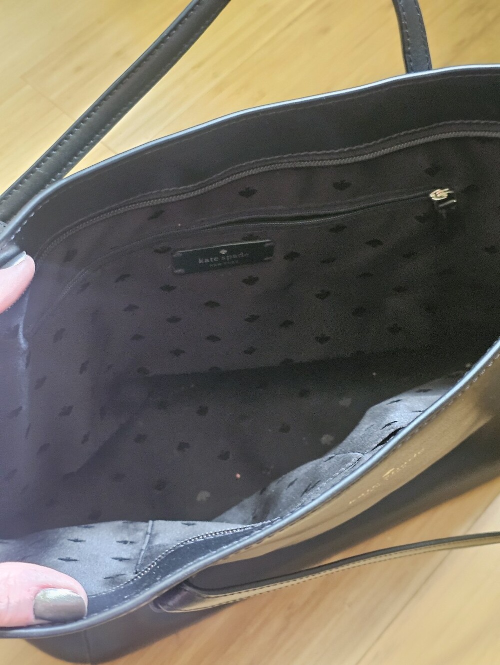 Black Kate Spade Tote Bag - Picture 4 of 6